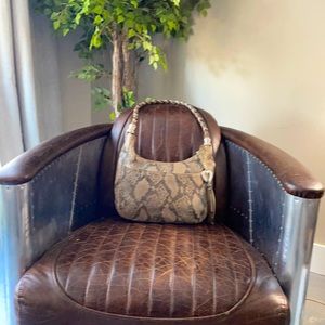 Brighton snake skin bag
